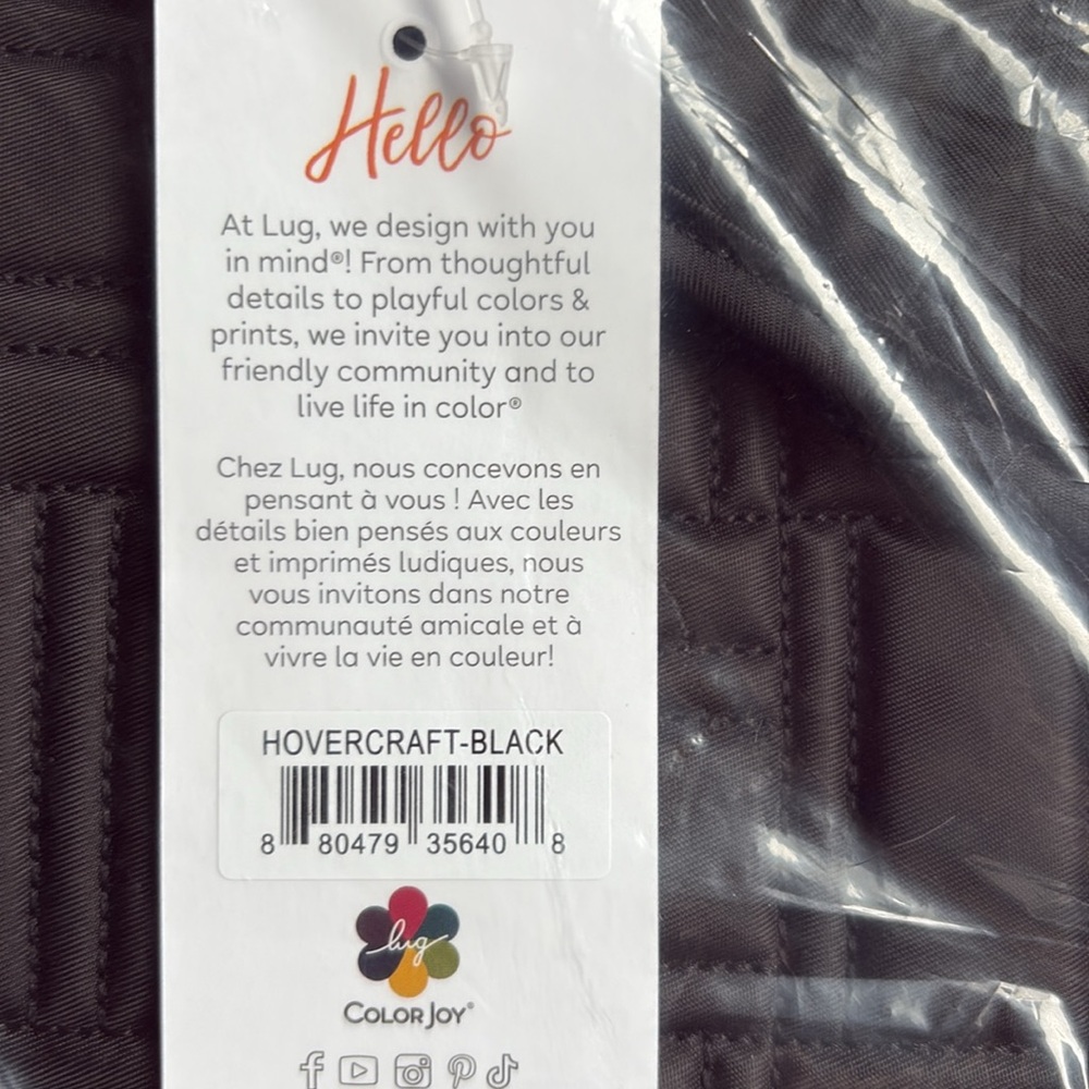 Lug Hovercraft Sling Bag-Black-NWT - Picture 10 of 10